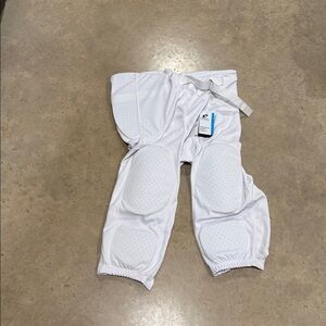 NWT White Padded Football Pants